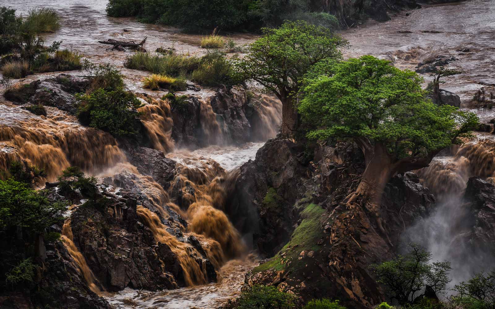 Epupafalls an der Grenze zu Angola